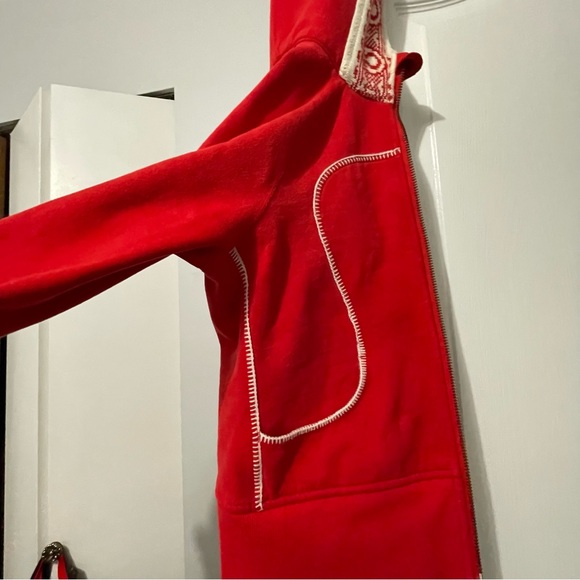 Lululemon  Full Zip Red Scuba size 10 - Picture 10 of 13